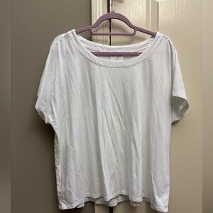 J.jill Luxe Supima Scoopneck tee